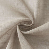 Turquoize Linen French Door Curtains Privacy Light Reducing Glass Door Curtain with Tieback | Rod Pocket 2 Panel(52" x 40",Taupe)