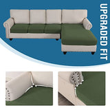 Sectional Couch Covers 3 Pieces Sofa Seat Cushion Covers L Shape Separate