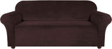Turquoize Velvet Sofa Slipcover Stretch Couch Covers for 3 Cushion Couch Thick Soft Sofa Cover Washable Furniture Protector, Couch Covers for Dogs, Form Fit Couch Slipcover (Sofa)