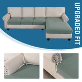 Sectional Couch Covers 3 Pieces Sofa Seat Cushion Covers L Shape Separate