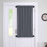 Turquoize 4 Pack Magnetic Curtain Rods Multi-Use Adjustable Petite Cafe Sidelight for Iron and Steel Place (16"-28", Black)