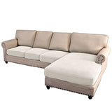 Sectional Couch Covers 3 Pieces Sofa Seat Cushion Covers L Shape Separate